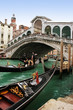Venice: Gondolas waiting for a romantic ride