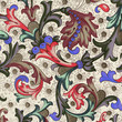 fancy colorful floral retro background fancy colorful floral retro background