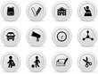 Web buttons, Elementary school icons
