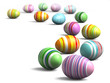 Painted eggs at Easter