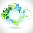 spring composition with place for text