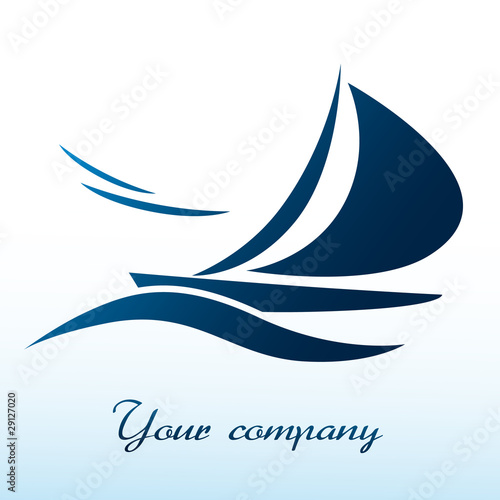 Vector: logo entreprise, logo voilier logo entreprise, logo voilier