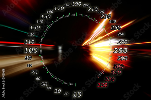 Illustration: zoom acceleration motion zoom acceleration motion