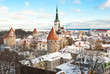 Old city of Tallinn in winter Old city of Tallinn in winter