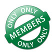 " Members Only " Stamp (label register online subscribe)