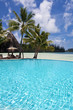 Plage tropicale, vue sur mer
