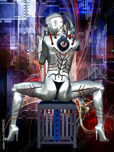 Illustration: Cyberpunk Girl Cyberpunk Girl