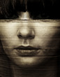 emotion expression dark girl face