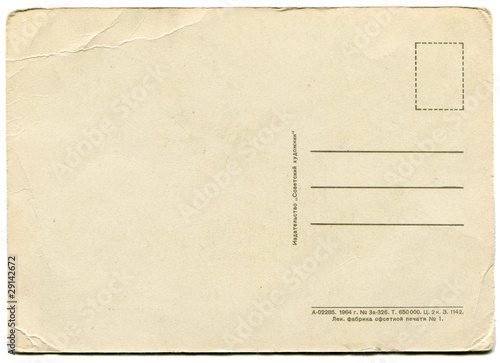 Photo: antique post card antique post card