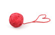 Photo: Thread ball with heart Thread ball with heart