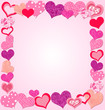 Valentine Day Pink frame