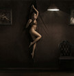 Fine art photo of woman on the wall