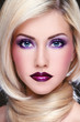 Violet makeup