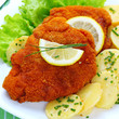 Photo: Wiener Schnitzel with potato salad Wiener Schnitzel with potato salad