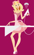 exemplary housewife ironing