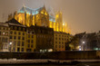 La cathédrale de Metz de nuit