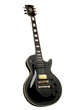 Photo: black electric guitar with Clipping Paths black electric guitar with Clipping Paths