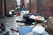 Dirty back street alley Dirty back street alley
