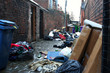 Dirty back street alley Dirty back street alley