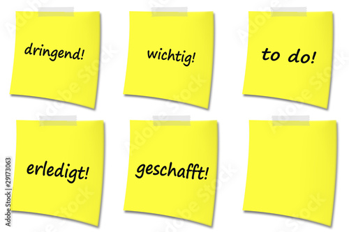 Illustration: Post-It Serie Post-It Serie