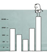 businessman & stats