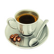 Tazzina caffè scontornata Tazzina caffè scontornata