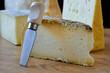 Tagliere di formaggi italiani, closeup