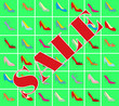 Background from feminine loafers