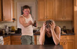 Photo: raging alcoholic husband assaulting wife raging alcoholic husband assaulting wife
