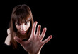 Photo en ligne au meilleur prix Sensual woman stretching her hand to camera