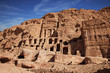 Urn tomb - the first of famous Royal Tombs, Petra, Jordan