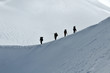 Alpinism in Alps