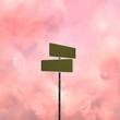 Blank Road Sign
