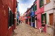 Burano, Venecia: plazas y calles Burano, Venecia: plazas y calles