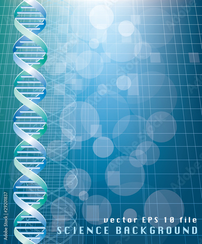 Vector: DNA blurry DNA blurry