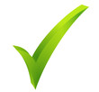 symbole validé vert