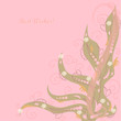 Floral background, greeting card Floral background, greeting card