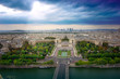 Trocadero and panorama of Paris Trocadero and panorama of Paris