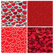 collection of valentine themed seamless textures collection of valentine themed seamless textures
