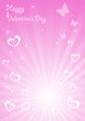 Vector elegance valentine card