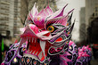 Nouvel an Chinois - Dragon rose