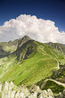 High mountain in Europe - Tatras. Ecological reserve.