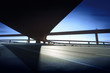 Modern highway interchage bridge