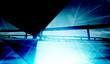 Highway interchange with business office background