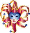 vanetian ball mask 3 - vector
