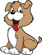cute smiling puppy