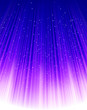 Stars on blue light. Vector