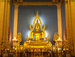 Buddha image in The marble temple,Thailand