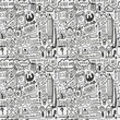 seamless school element pattern