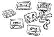 casette tapes drawing casette tapes drawing